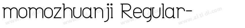 momozhuanji Regular字体转换